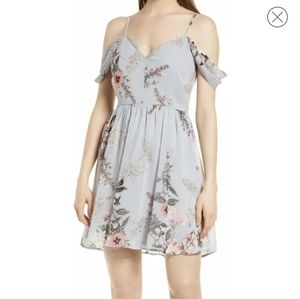 Lulu's Verona off the shoulder mini dress